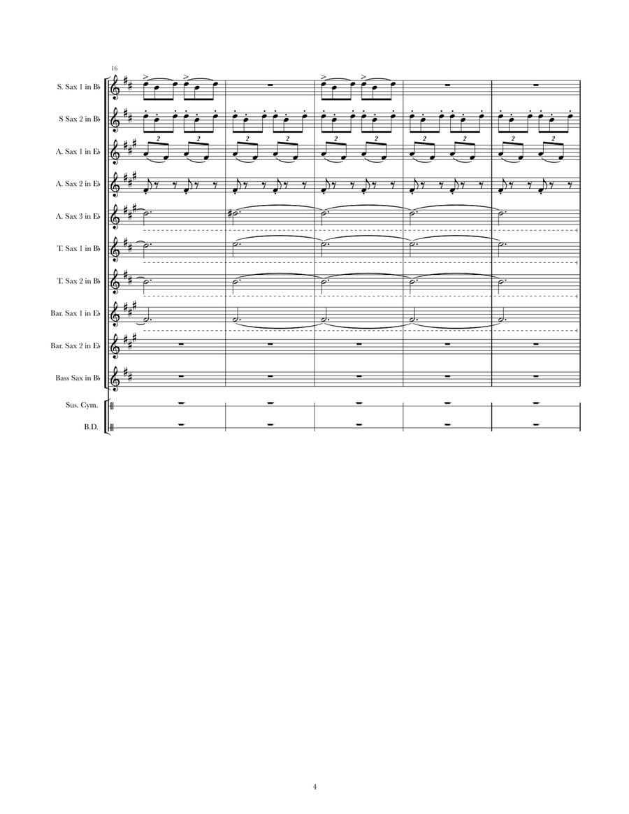 Alice's Theme Alice's Theme Woodwind Ensemble scores gallery preview page 4