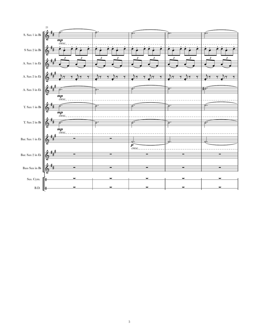 Alice's Theme Alice's Theme Woodwind Ensemble scores gallery preview page 5