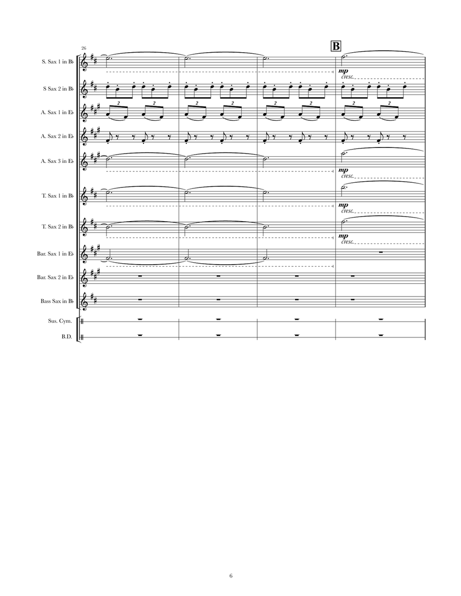 Alice's Theme Alice's Theme Woodwind Ensemble scores gallery preview page 6