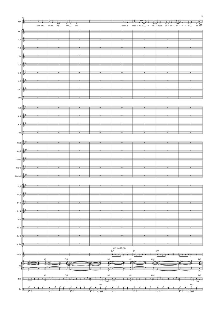 Sunday Morning Sunday Morning Concert Band scores gallery preview page 3