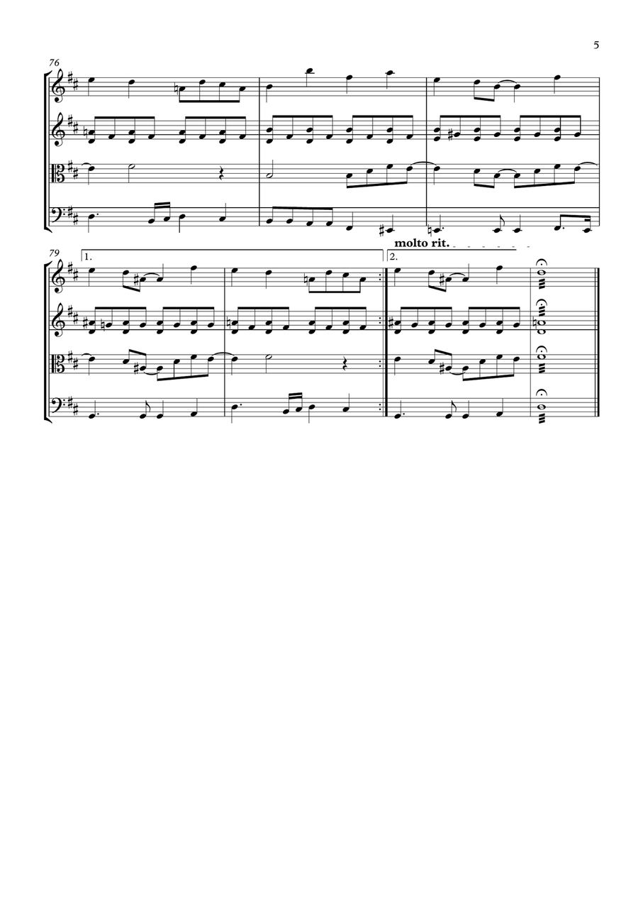 Say You'll Be There Say You'll Be There String Quartet scores gallery preview page 5