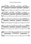 La leçon de piano