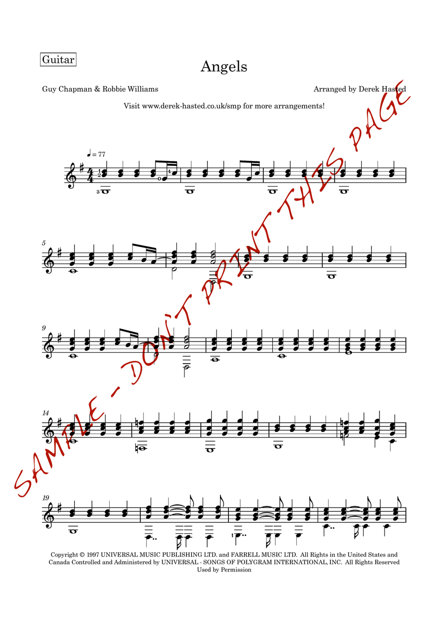 Angels Oboe scores gallery preview page 5
