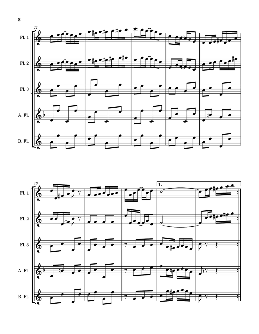 Apple Jack Rag Apple Jack Rag Woodwind Quintet scores gallery preview page 2