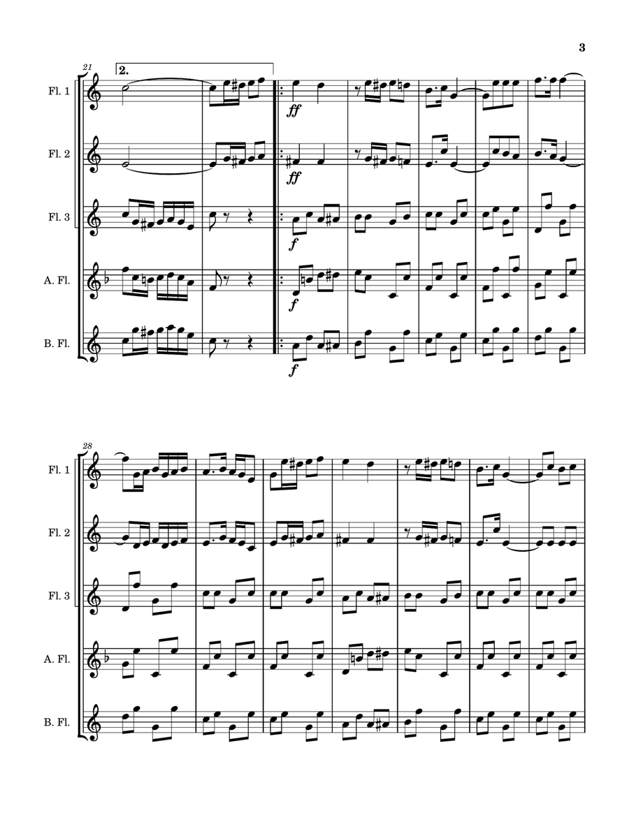 Apple Jack Rag Apple Jack Rag Woodwind Quintet scores gallery preview page 3