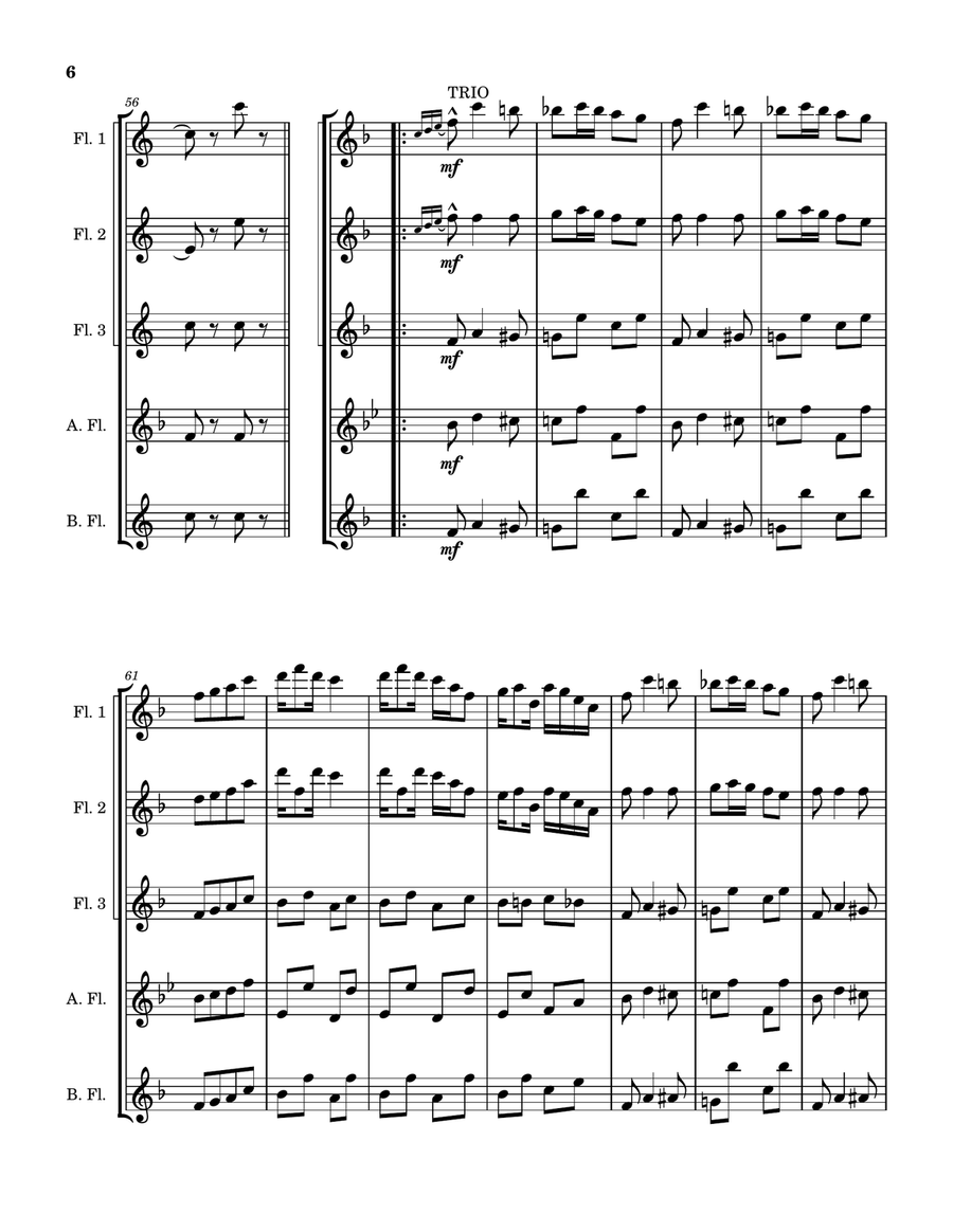 Apple Jack Rag Apple Jack Rag Woodwind Quintet scores gallery preview page 6