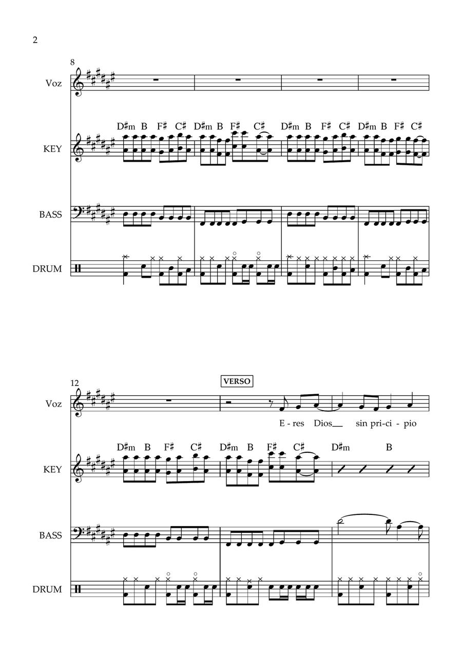 Run (Correré) Run (Correré) Piano scores gallery preview page 2