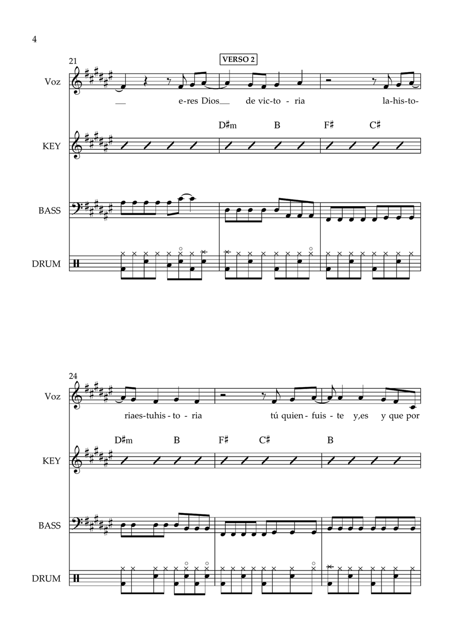 Run (Correré) Run (Correré) Piano scores gallery preview page 4