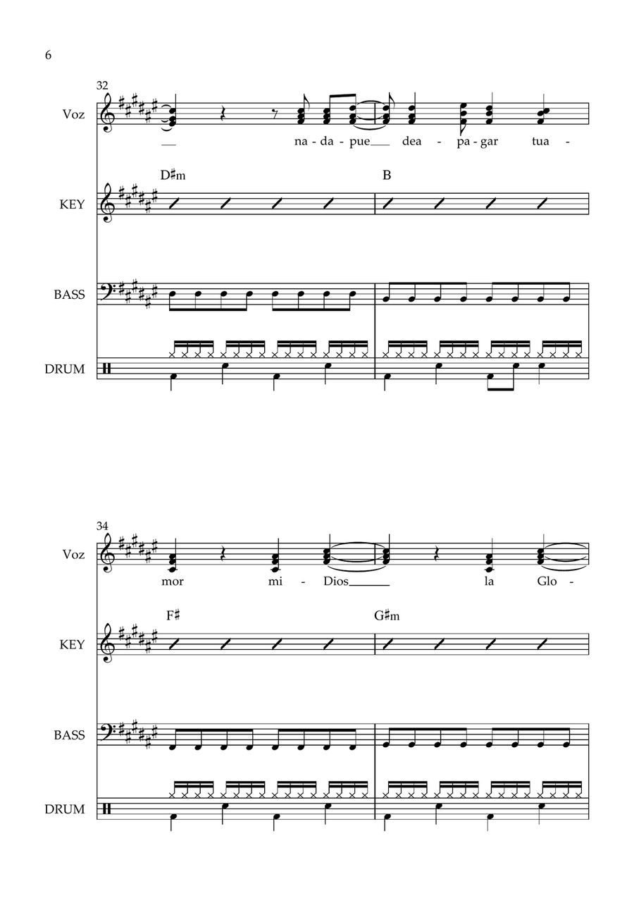 Run (Correré) Run (Correré) Piano scores gallery preview page 6