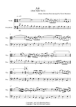 Air on a G String for Viola and Trombone Duet