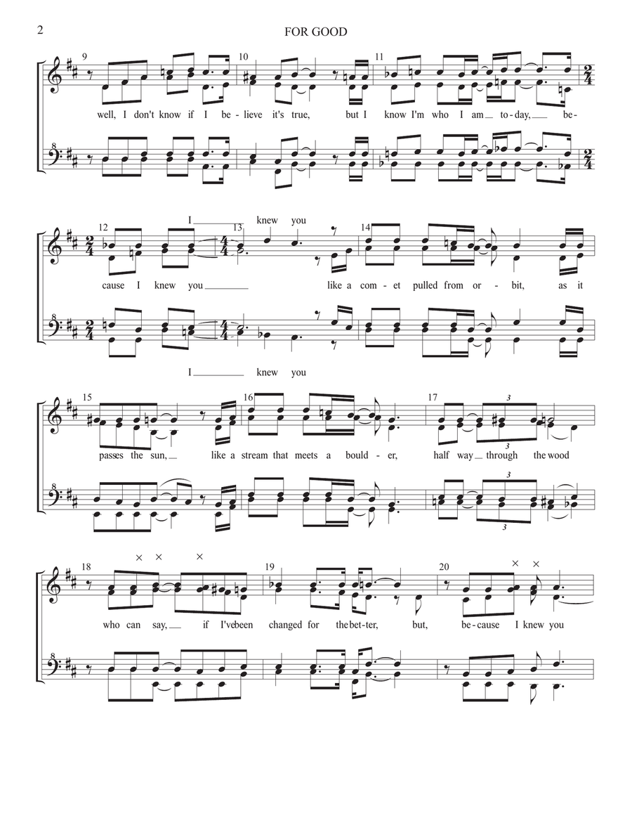 For Good For Good SSAA scores gallery preview page 2