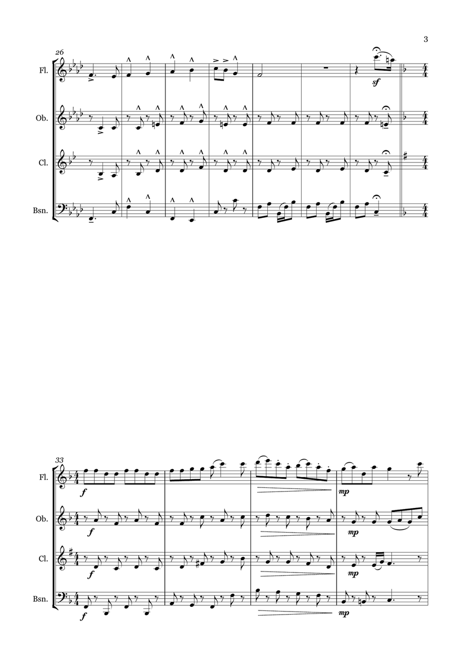Ramoth-Gilead Ramoth-Gilead Woodwind Quartet scores gallery preview page 3