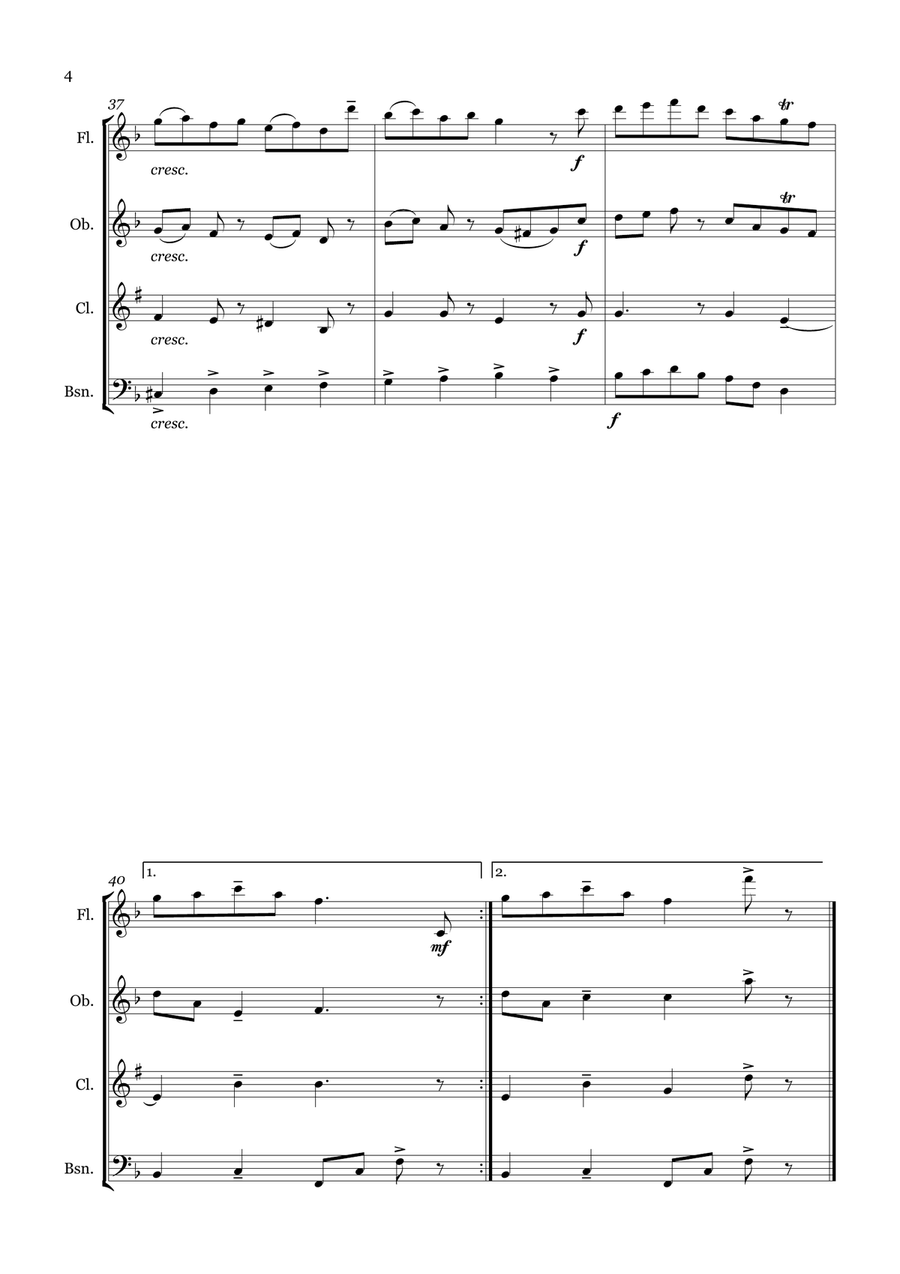 Ramoth-Gilead Ramoth-Gilead Woodwind Quartet scores gallery preview page 4