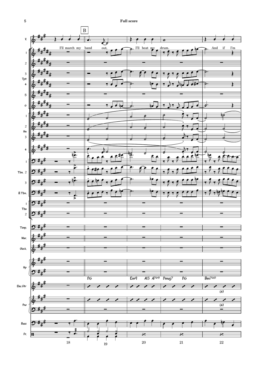 Don't Rain On My Parade Don't Rain On My Parade Jazz Ensemble scores gallery preview page 5