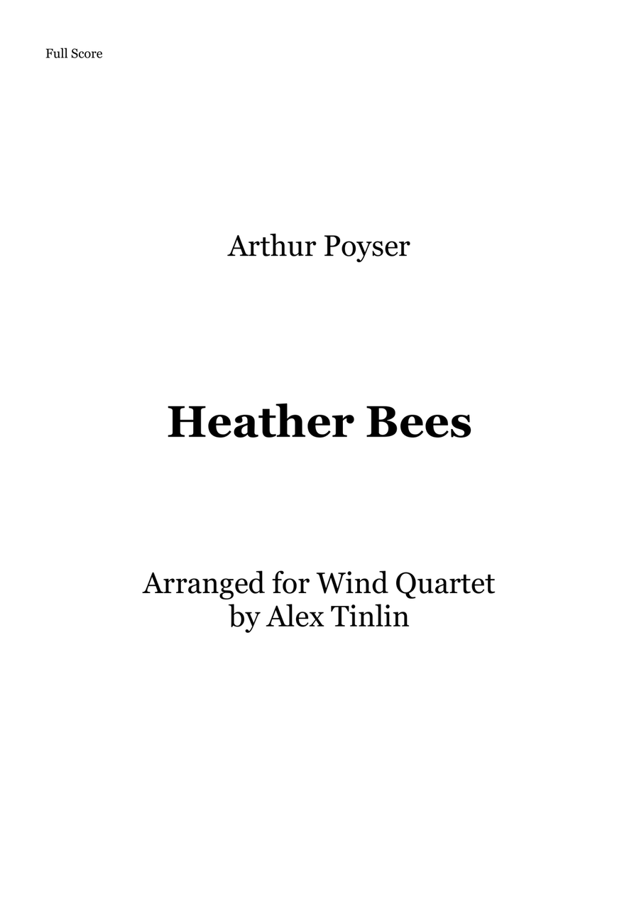 Heather Bees Heather Bees Woodwind Quartet scores gallery preview page 1