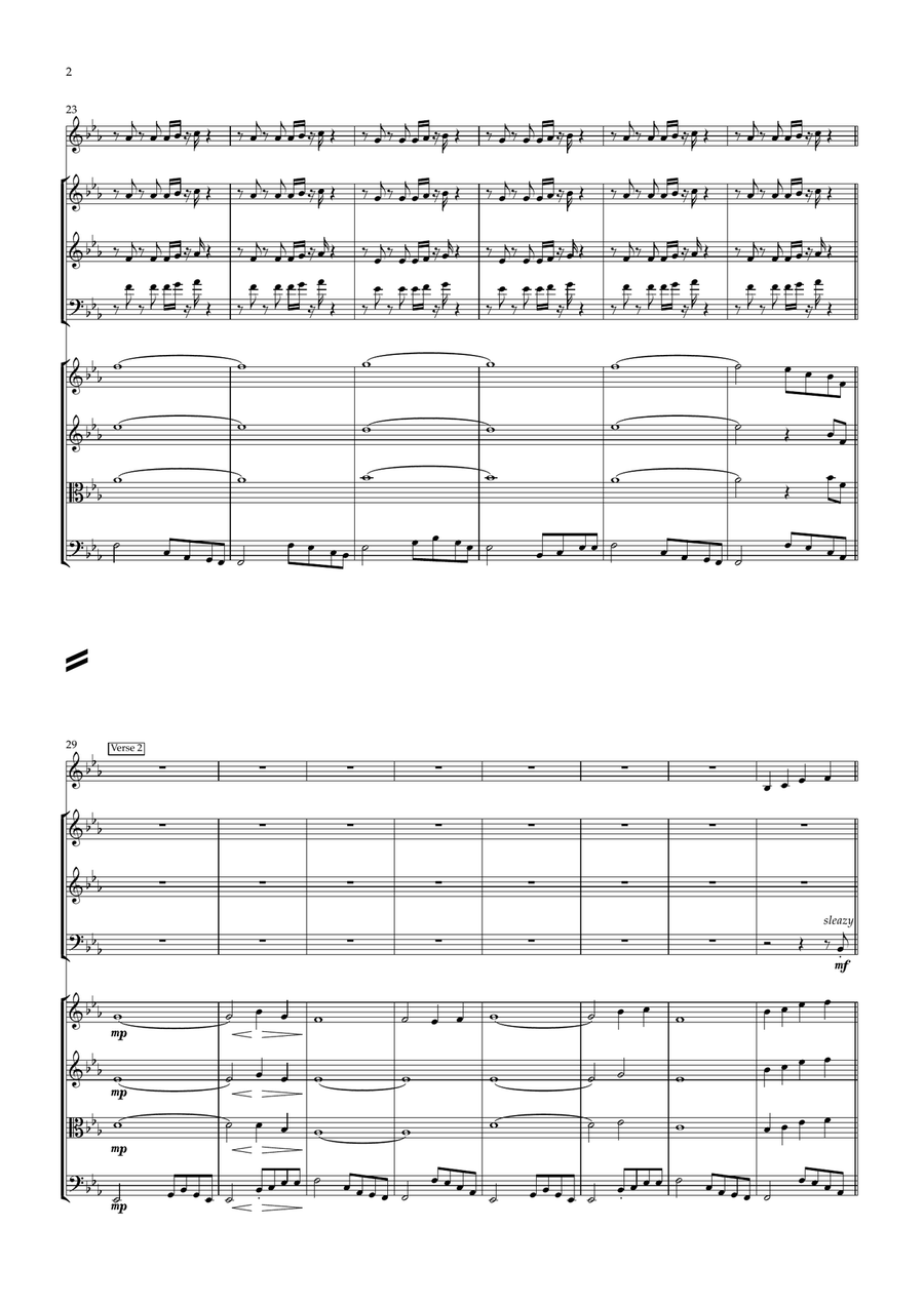 Valerie Large Ensemble scores gallery preview page 2
