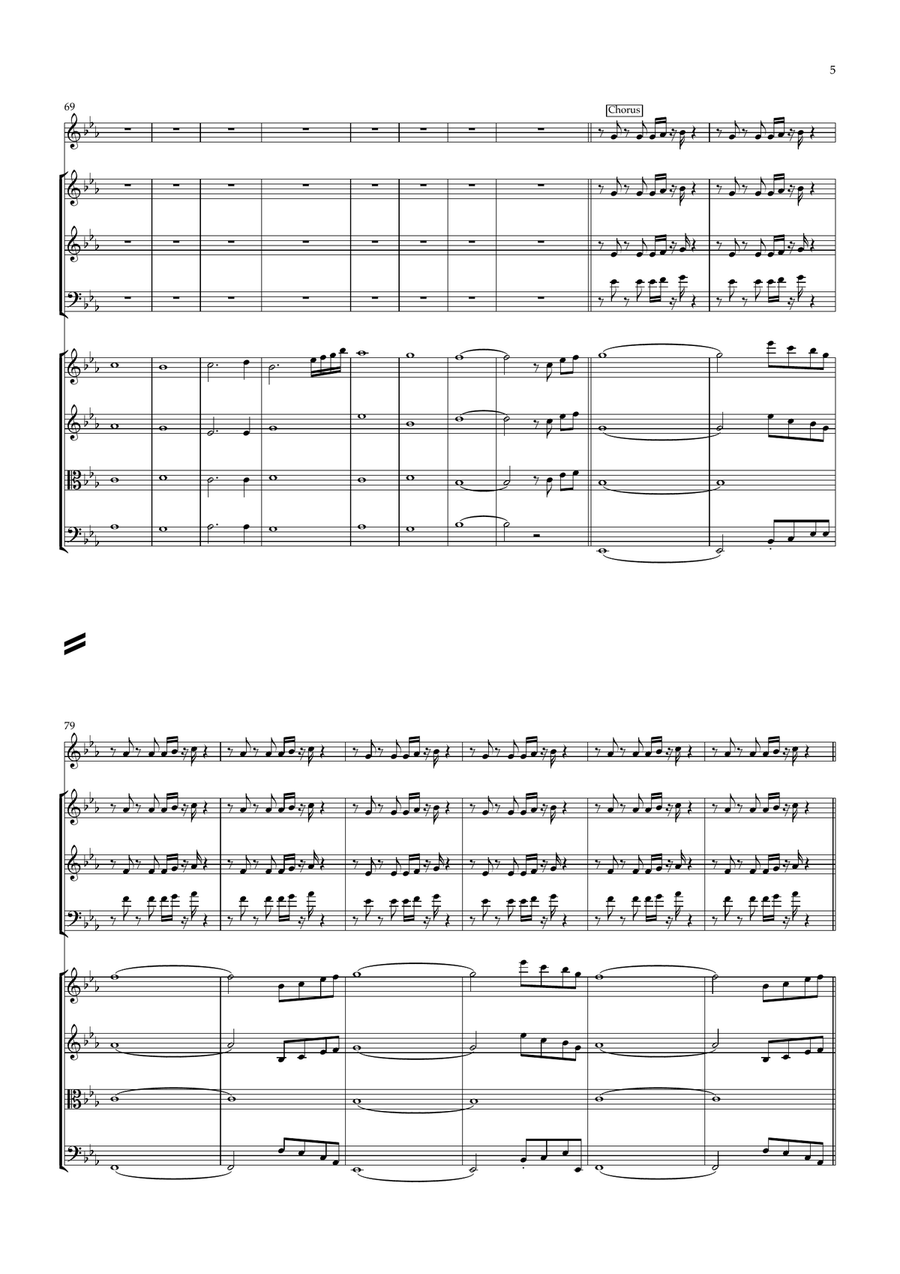 Valerie Large Ensemble scores gallery preview page 5