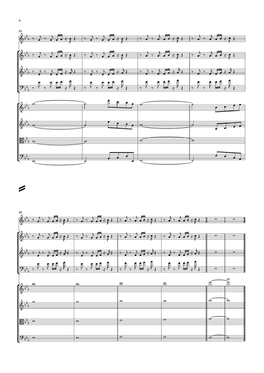 Valerie Large Ensemble scores gallery preview page 6