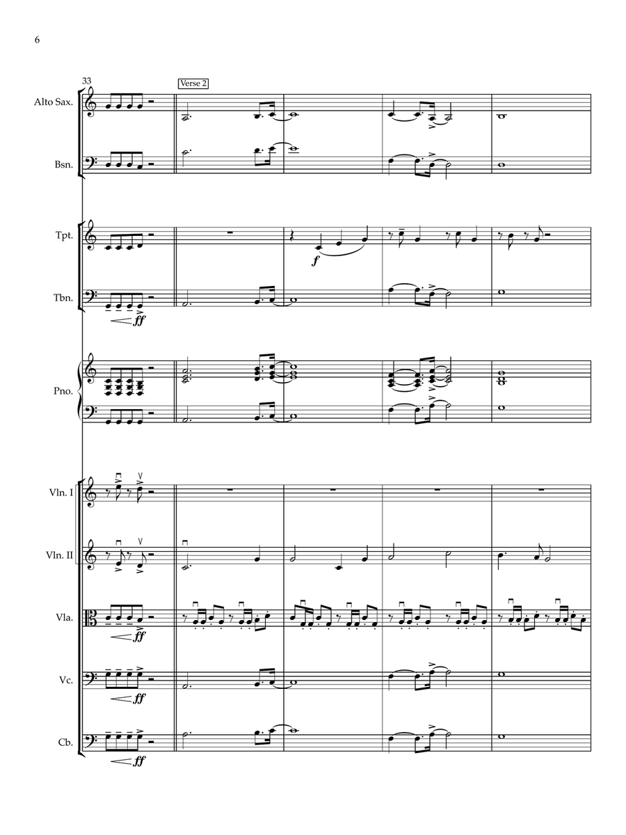 This Is Me Chamber Orchestra scores gallery preview page 6