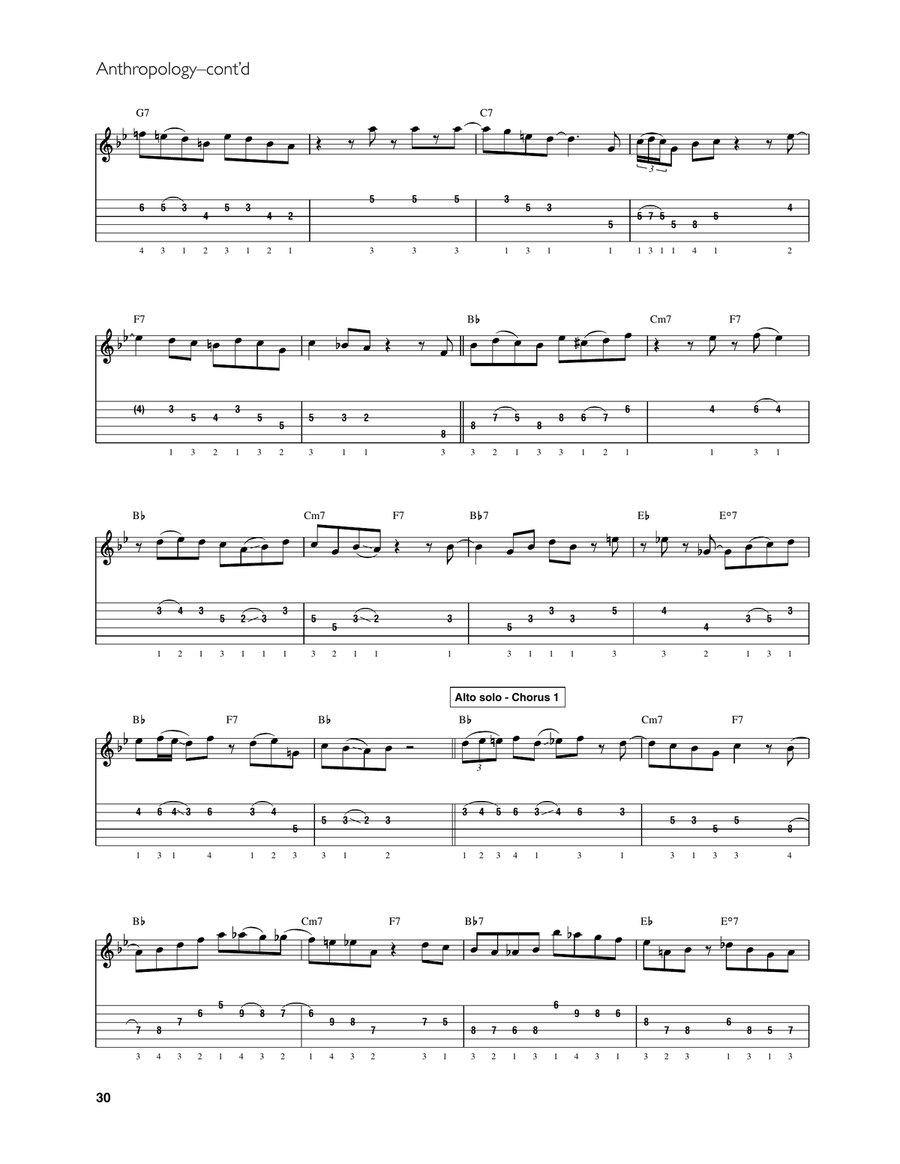 Anthropology Anthropology Electric Guitar scores gallery preview page 2