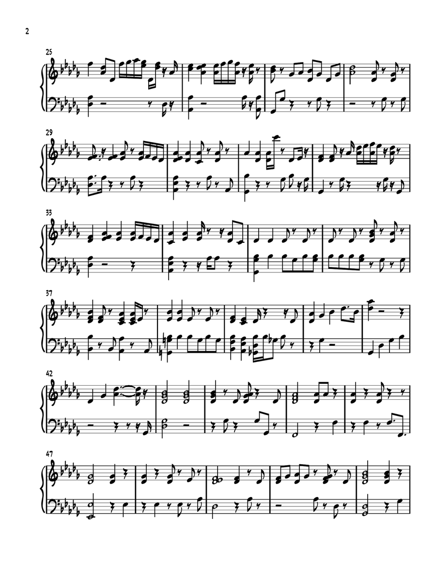 More To Lose More To Lose Piano Solo scores gallery preview page 2