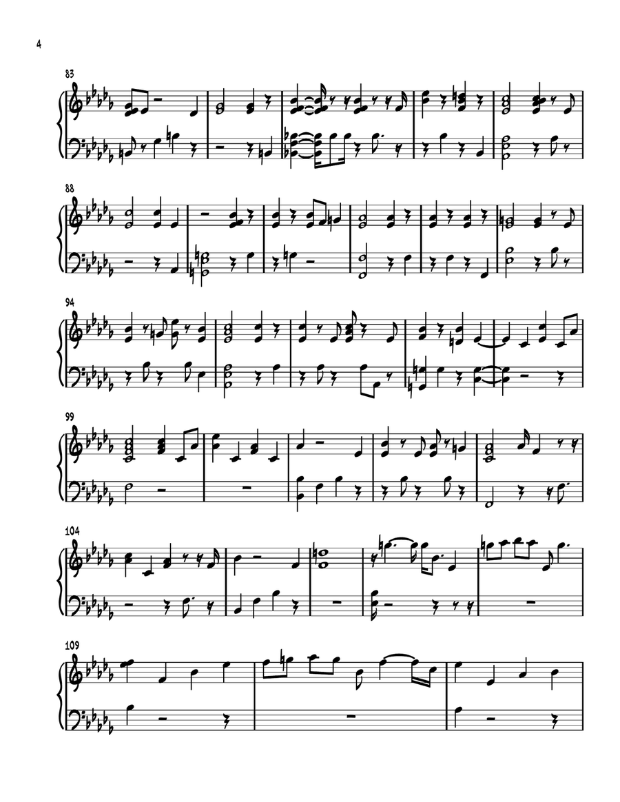 More To Lose More To Lose Piano Solo scores gallery preview page 4