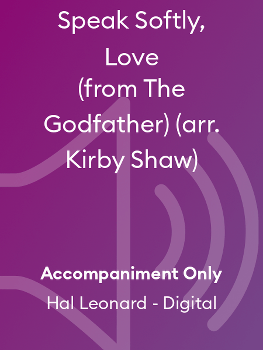 Speak Softly, Love (from The Godfather) (arr. Kirby Shaw) Choir scores gallery preview page 1