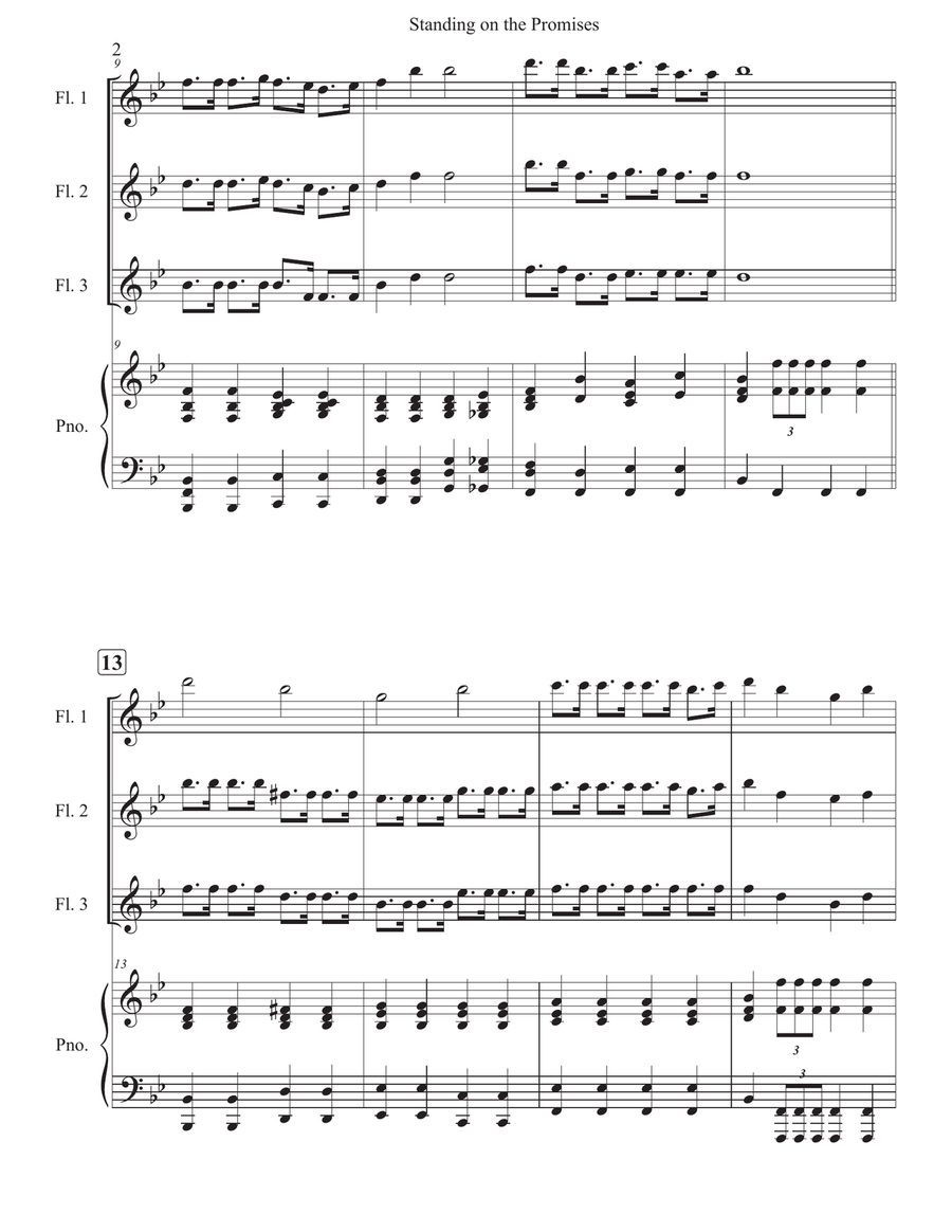 Standing on the Promises Standing on the Promises Woodwind Trio scores gallery preview page 2