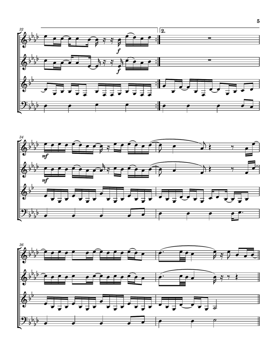 I'm The Problem Woodwind Quartet scores gallery preview page 6