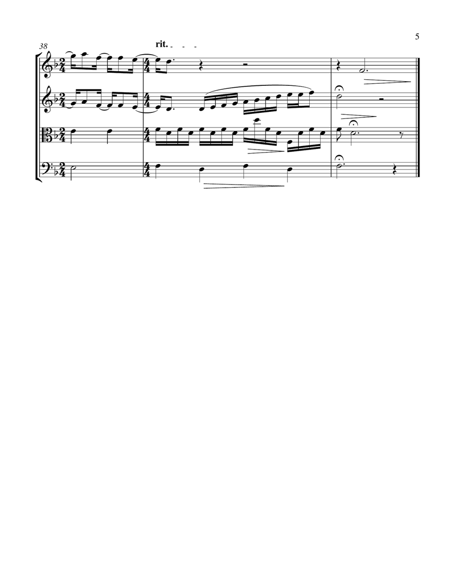 I Can't Hear It Now String Quartet scores gallery preview page 5