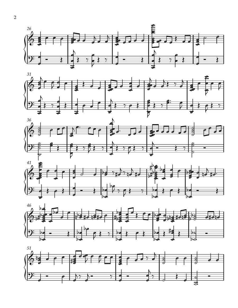 Tapestry Tapestry Easy Piano scores gallery preview page 2