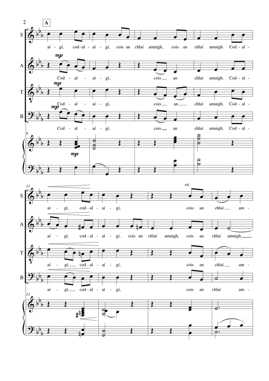 Éiníní Éiníní 4-Part scores gallery preview page 3
