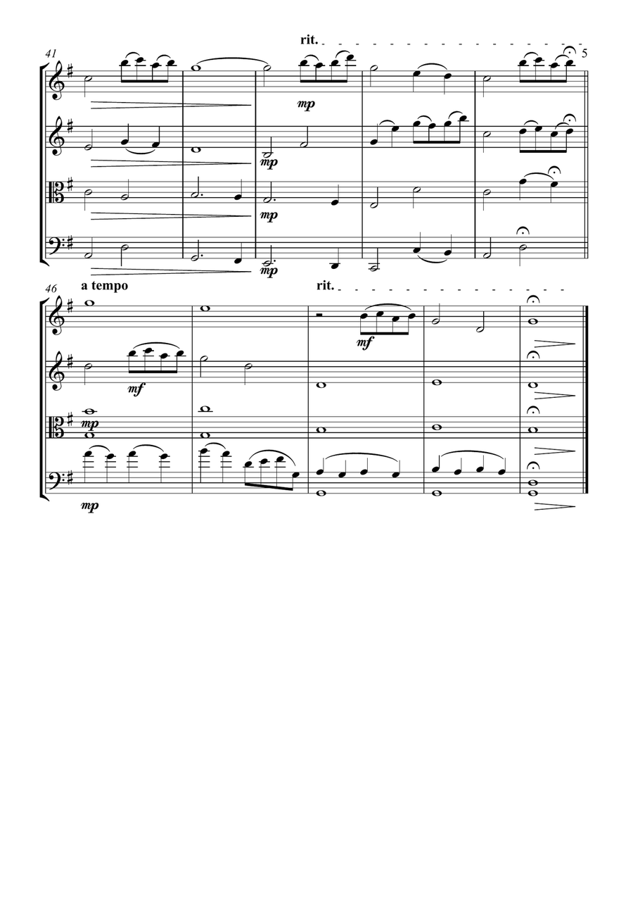Beauty And The Beast Beauty And The Beast String Quartet scores gallery preview page 5