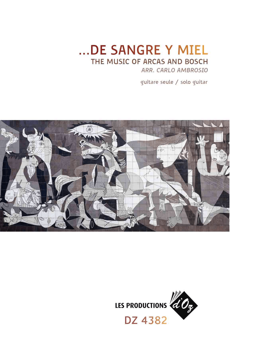...de sangre y miel - The Music of Arcas and Bosch Classical Guitar scores gallery preview page 1