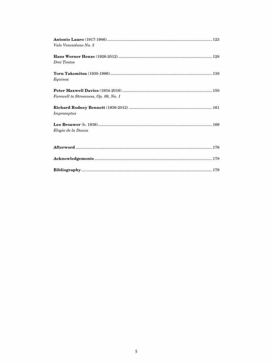 Guitar Repertoire - A Guide to the Essential Music for Solo Classical Guitar Acoustic Guitar scores gallery preview page 3