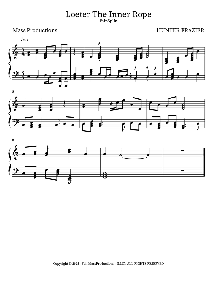 Roeter The Inner Rope Roeter The Inner Rope Part scores gallery preview page 1
