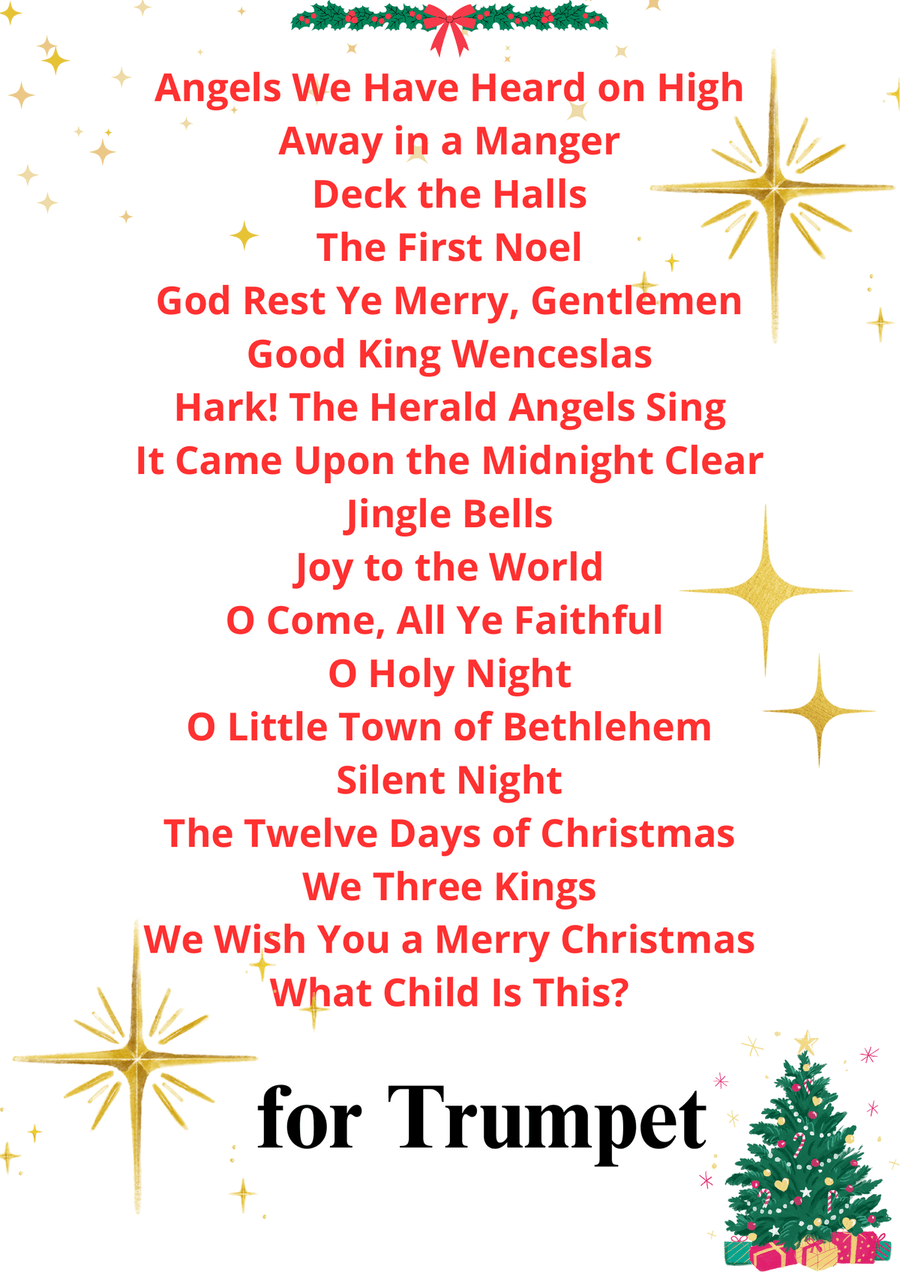 Christmas Meditations for Trumpet Solo B-Flat Trumpet scores gallery preview page 1