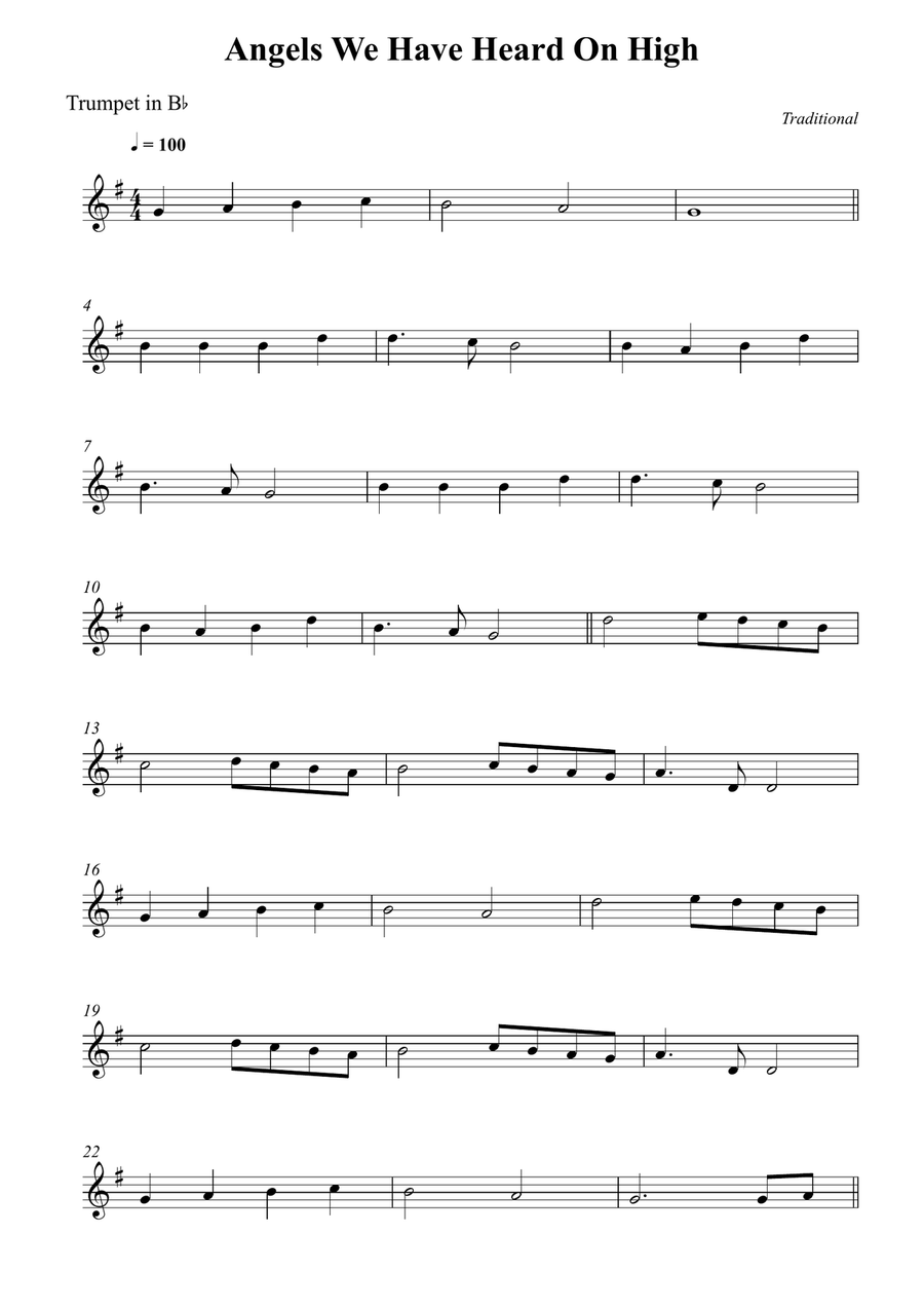 Christmas Meditations for Trumpet Solo B-Flat Trumpet scores gallery preview page 2