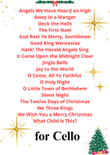 Christmas Meditations for Cello Solo
