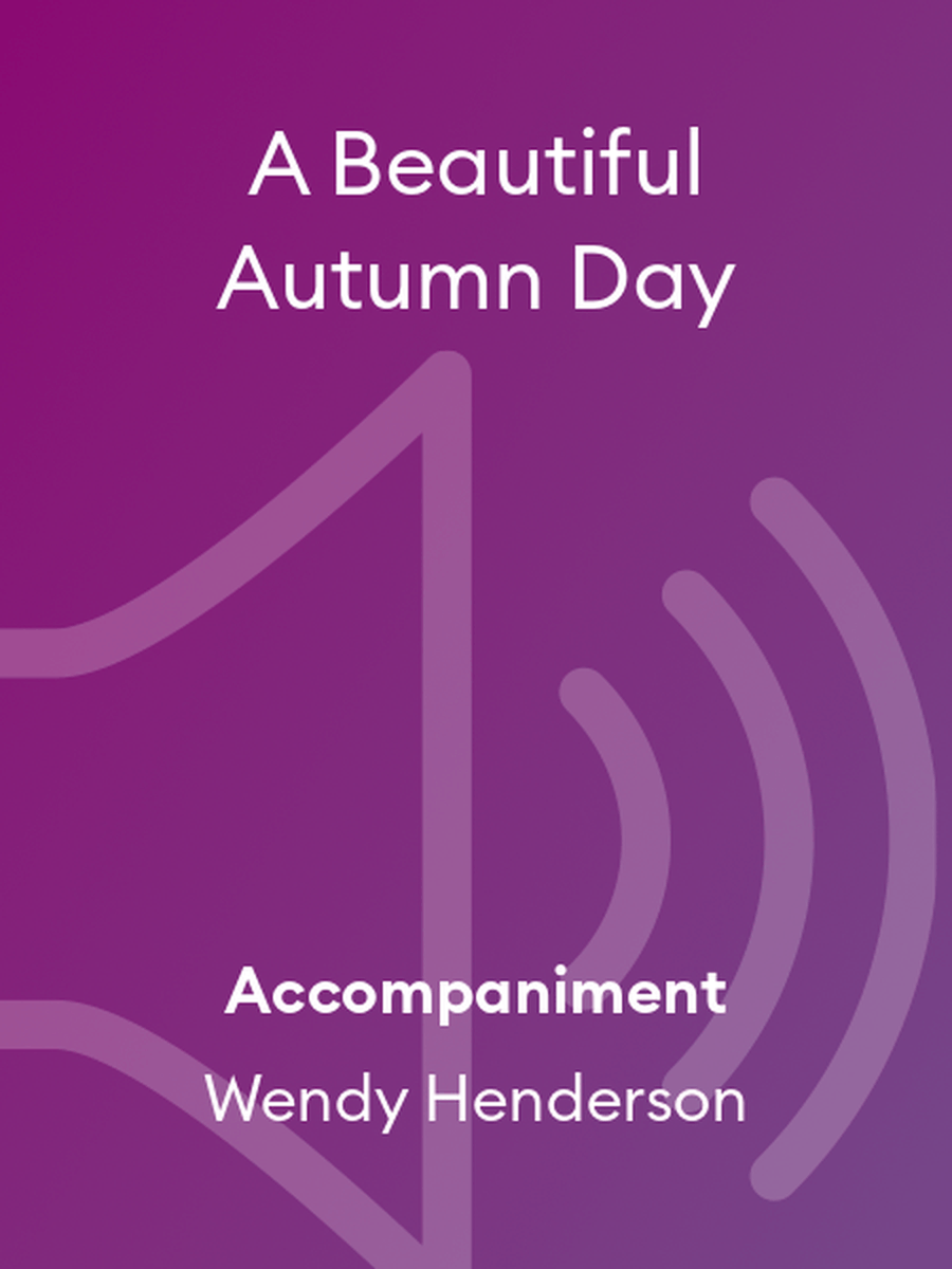 A Beautiful Autumn Day A Beautiful Autumn Day Accompaniment MP3 scores gallery preview page 1