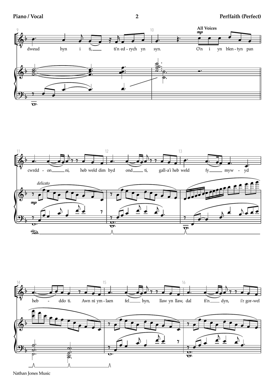 Perfect Perfect TTBB scores gallery preview page 2