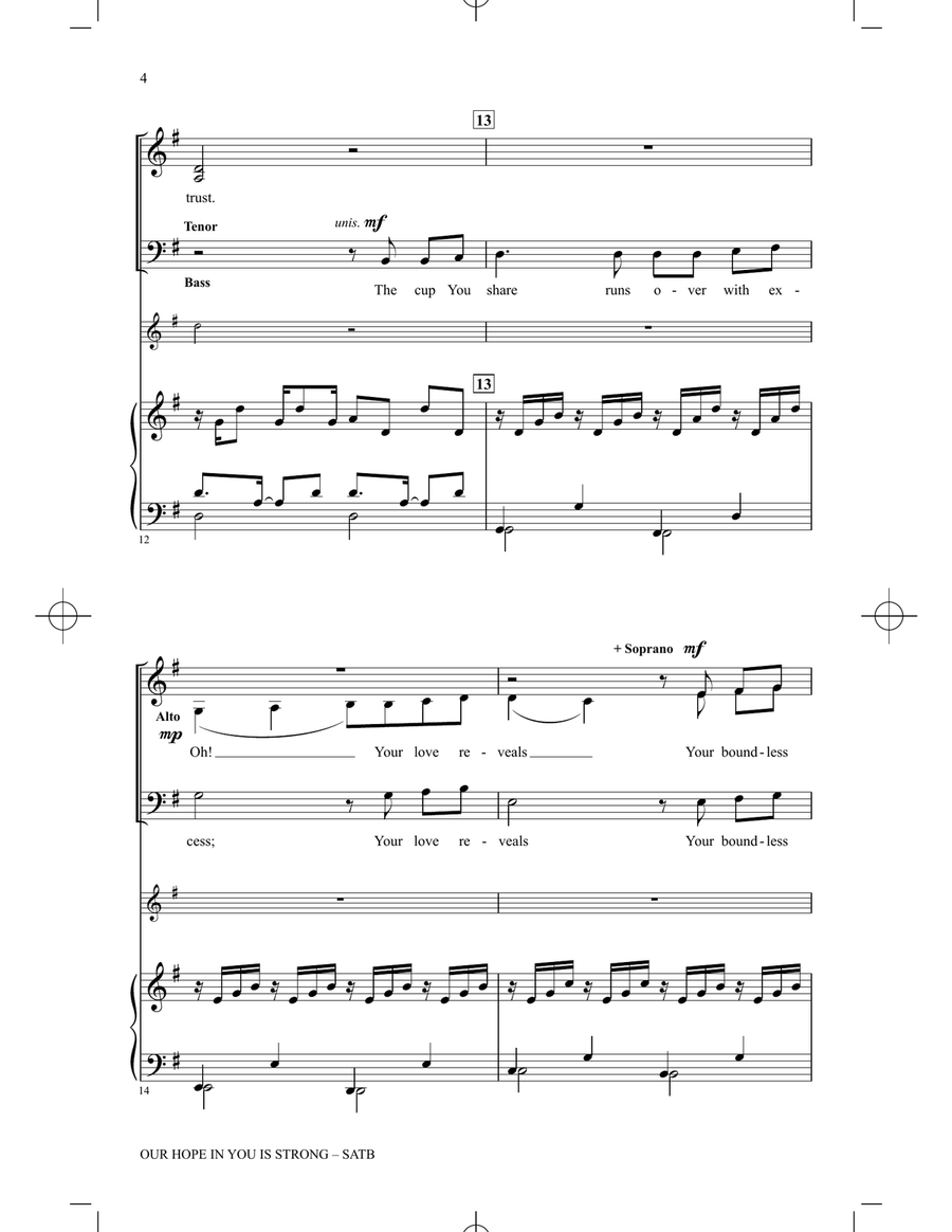 Our Hope In You Is Strong 4-Part scores gallery preview page 3