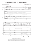 Creator Of The Stars Of Night - Conductor Score (Full Score)