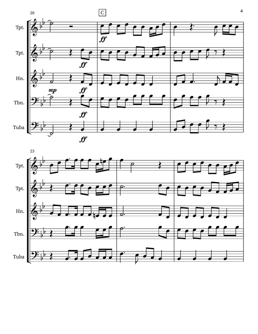 I'll Have A New Life Small Ensemble scores gallery preview page 4