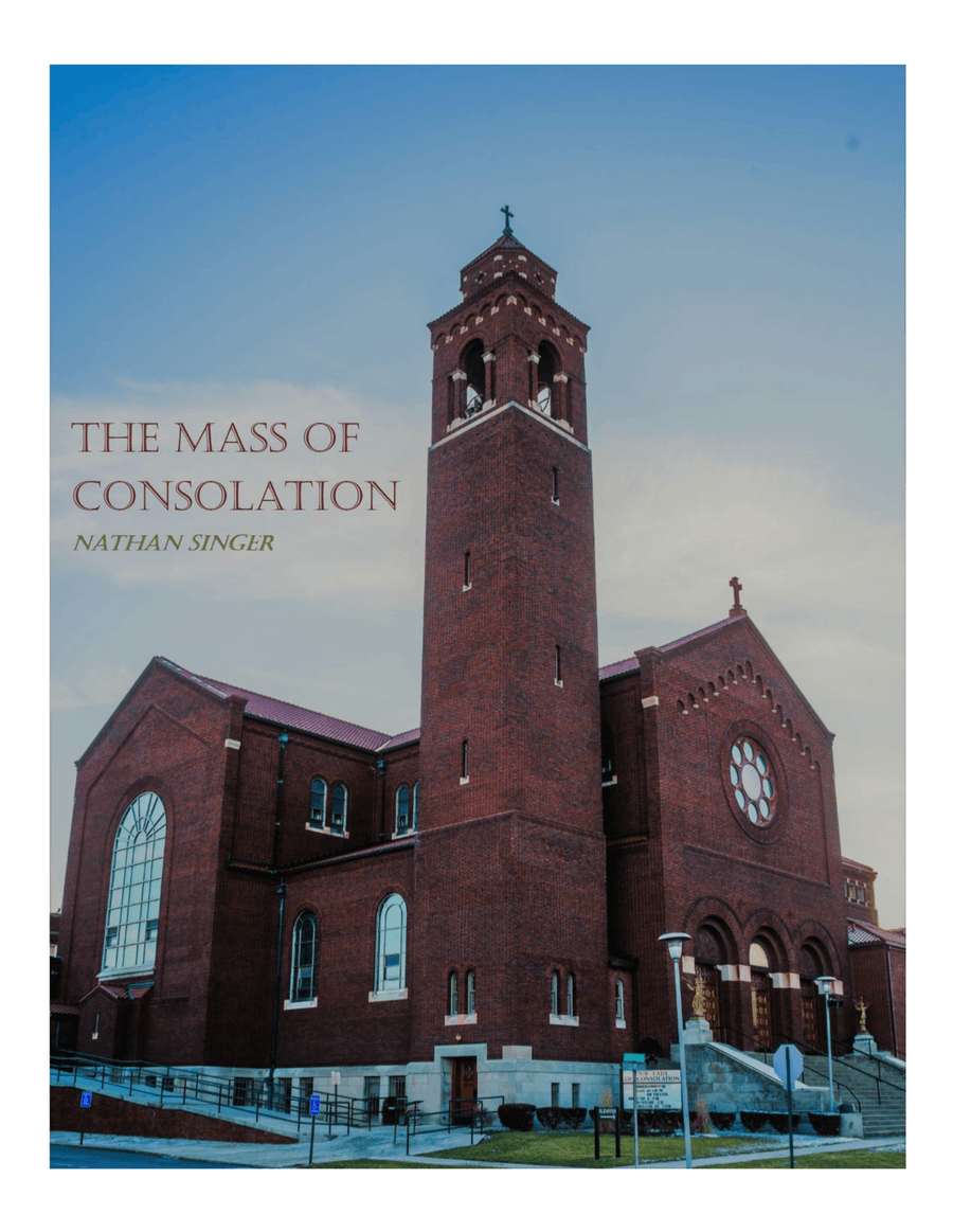 The Mass of Consolation 4-Part scores gallery preview page 1