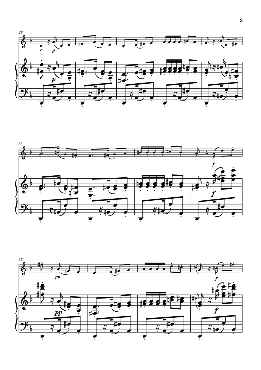 Habanera from Carmen - Trumpet in C Solo w/ Piano C Trumpet scores gallery preview page 3