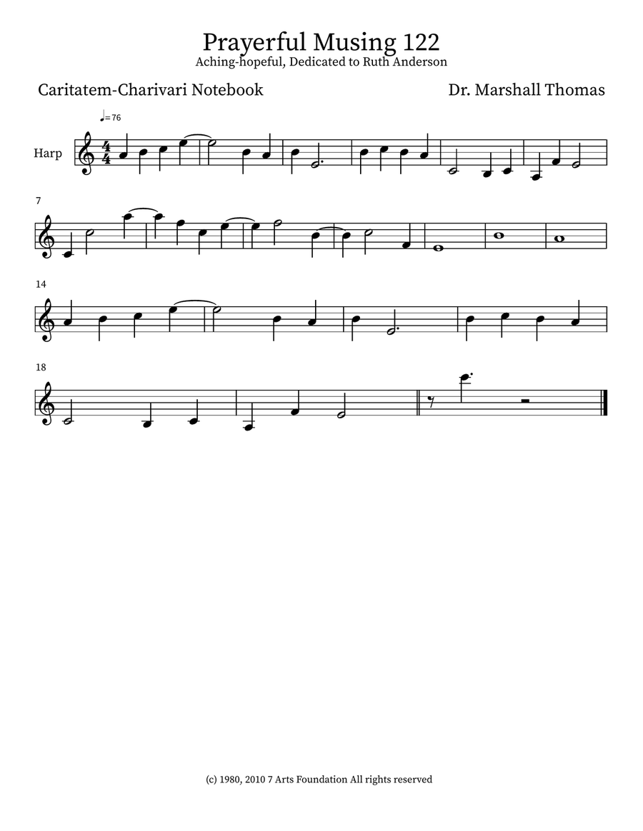 Prayerful Musing 122 Prayerful Musing 122 Small Ensemble scores gallery preview page 4