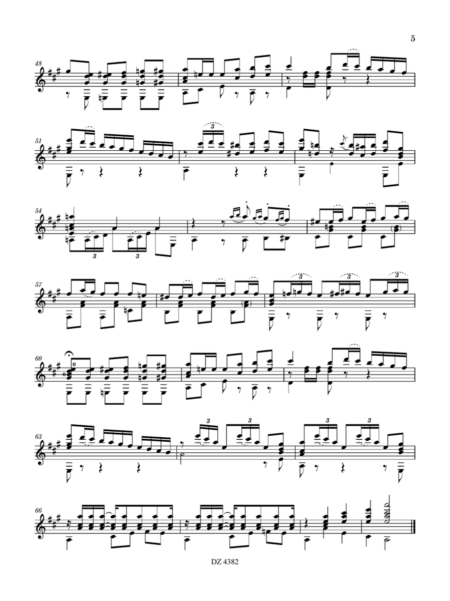...de sangre y miel - The Music of Arcas and Bosch Classical Guitar scores gallery preview page 6