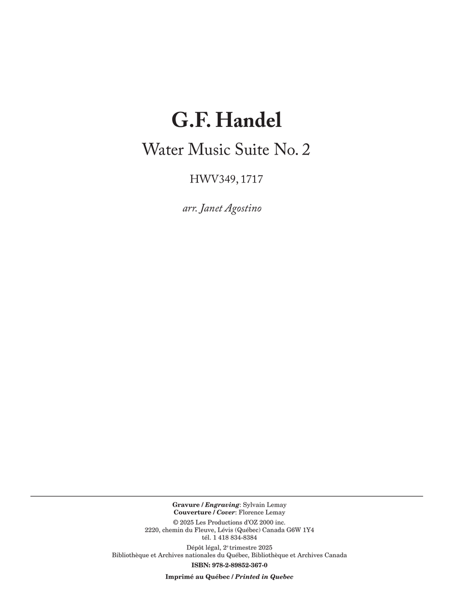 Water Music Suite No. 2 Guitar Ensemble scores gallery preview page 2