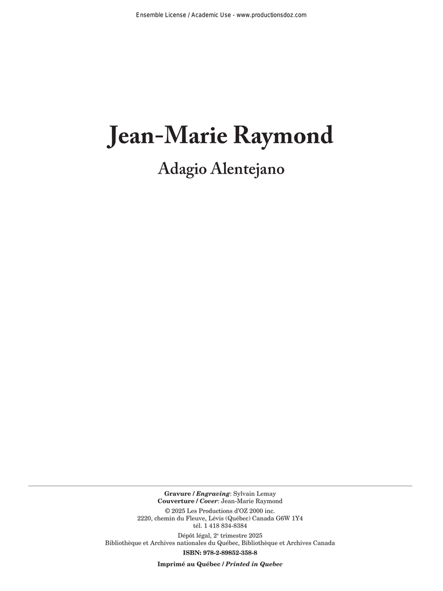 Adagio Alentejano Guitar Ensemble scores gallery preview page 1